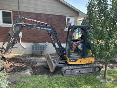 Nivellement et excavation